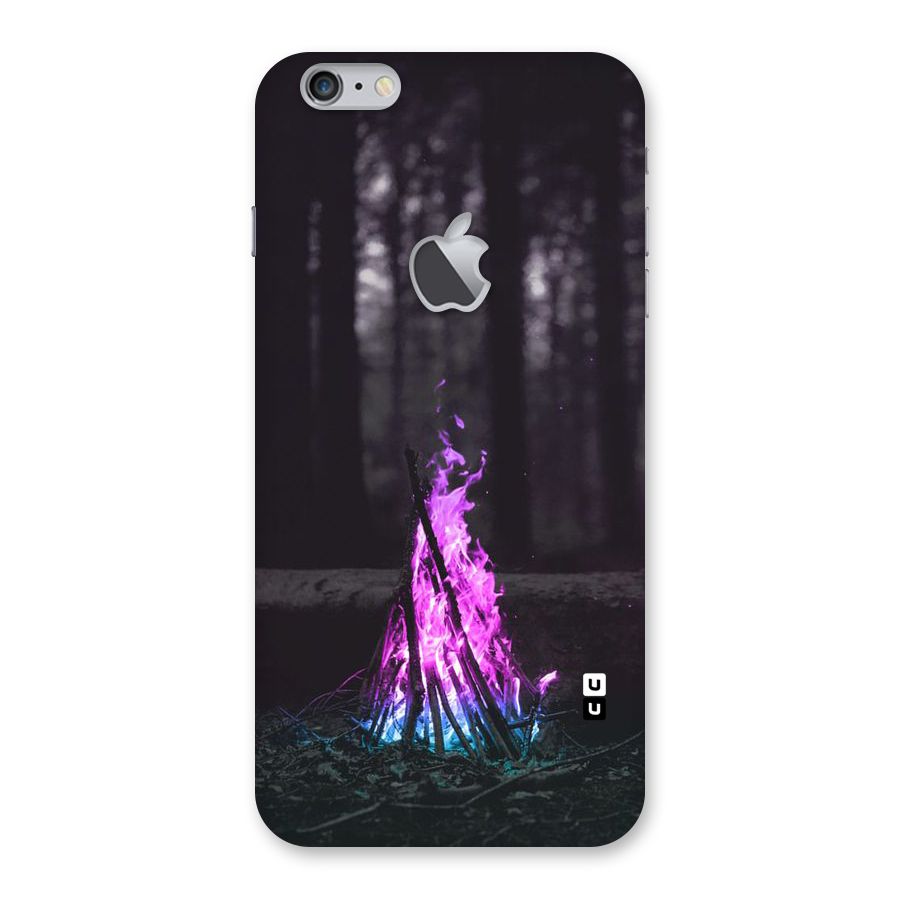 Wild Fire Back Case for iPhone 6 Plus 6S Plus Logo Cut