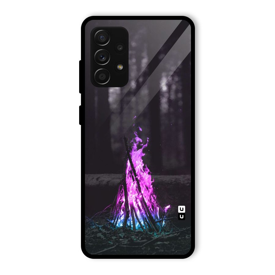 Wild Fire Glass Back Case for Galaxy A53 5G