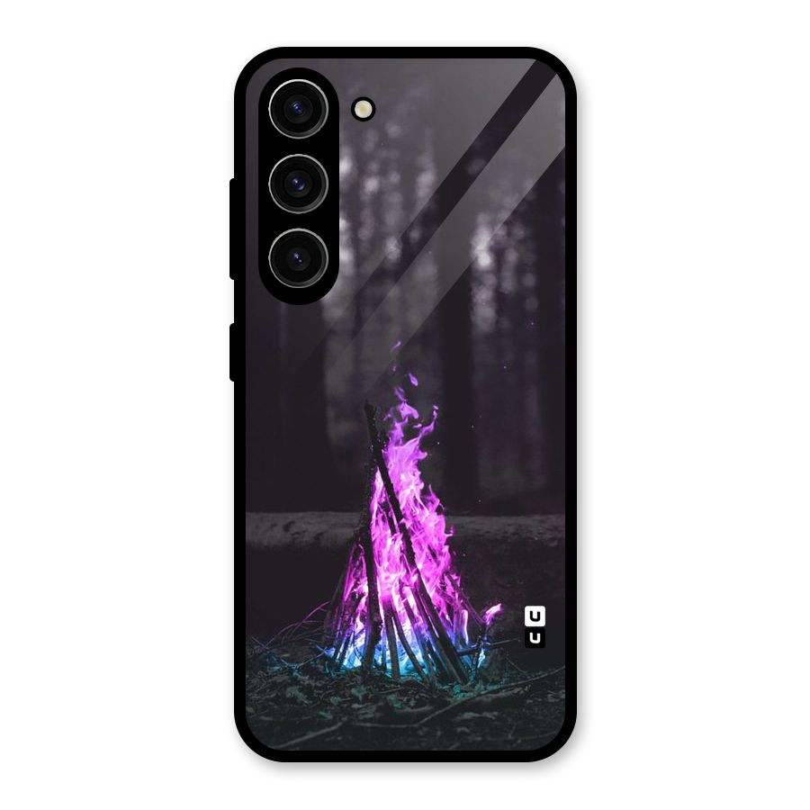 Wild Fire Glass Back Case for Galaxy S23