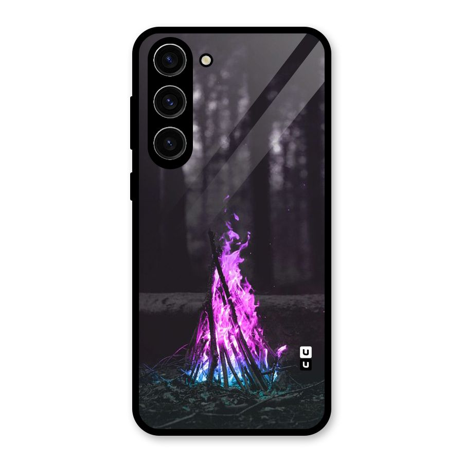 Wild Fire Glass Back Case for Galaxy S23 Plus