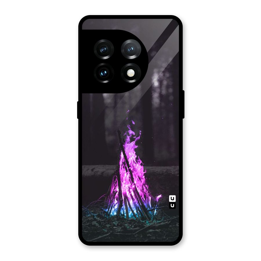 Wild Fire Glass Back Case for OnePlus 11