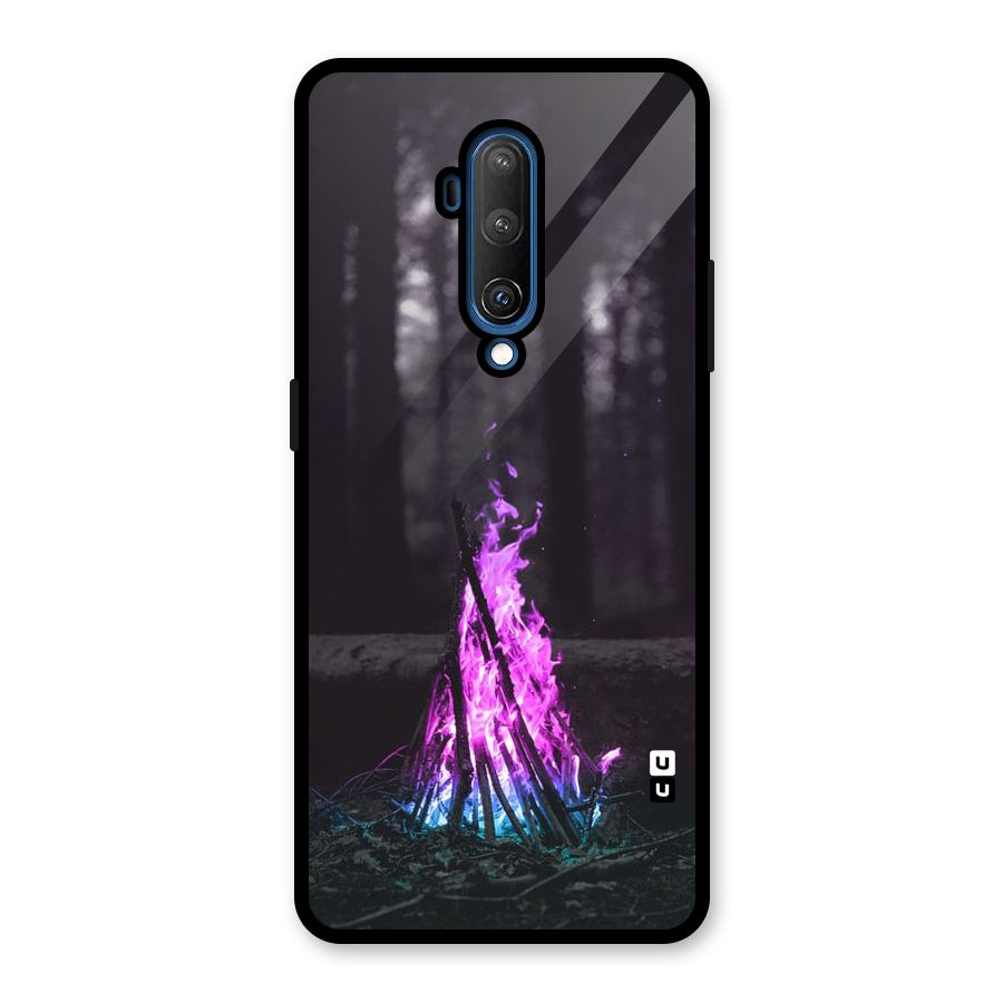 Wild Fire Glass Back Case for OnePlus 7T Pro