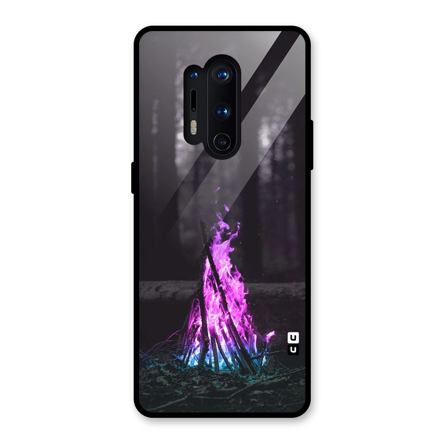 Wild Fire Glass Back Case for OnePlus 8 Pro
