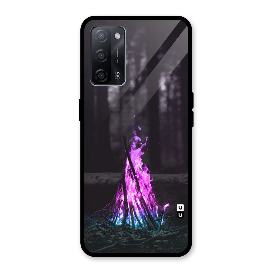 Wild Fire Glass Back Case for Oppo A53s 5G
