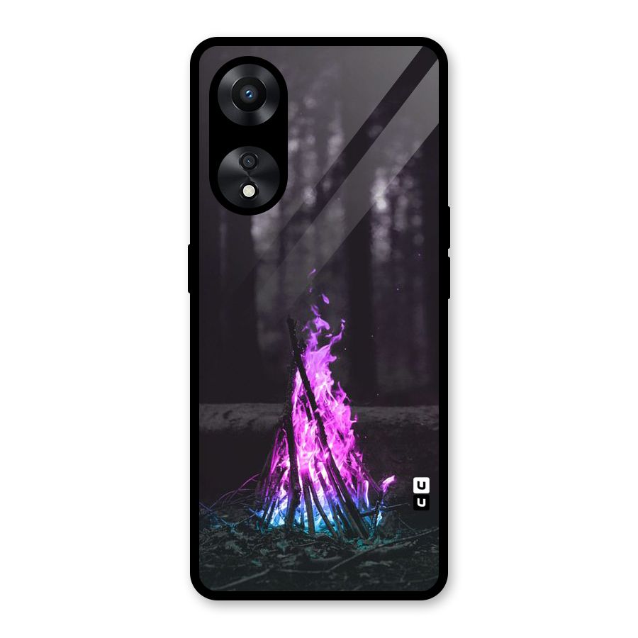 Wild Fire Glass Back Case for Oppo A78