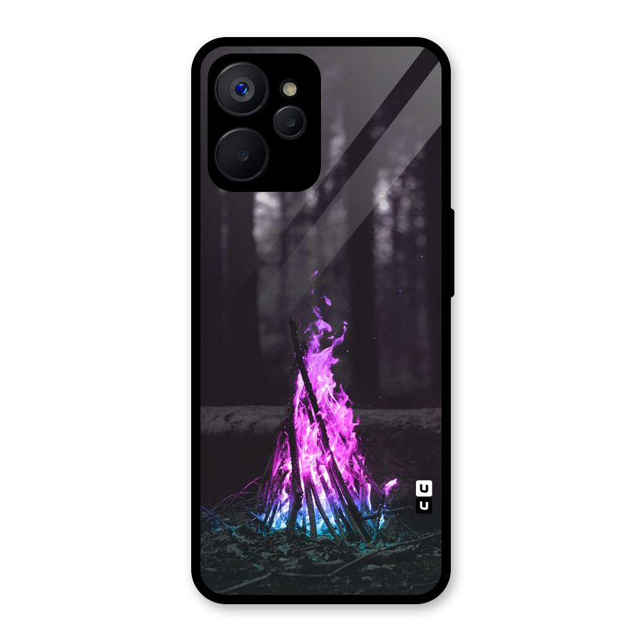 Wild Fire Glass Back Case for Realme 9i 5G