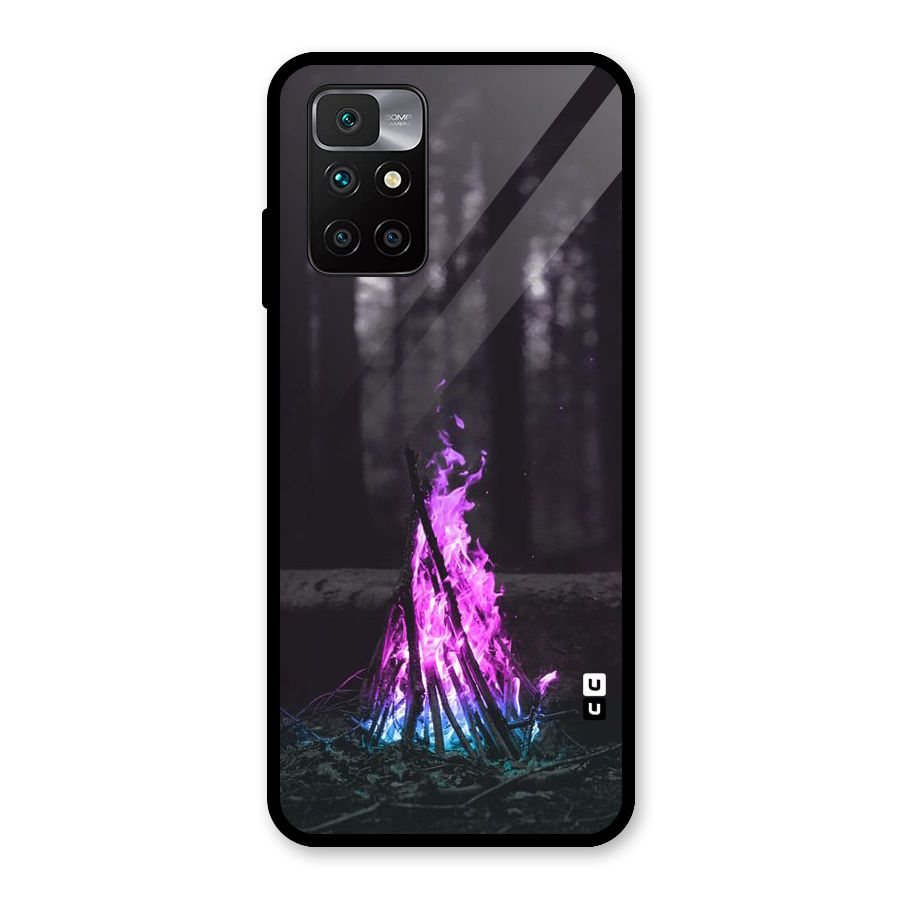 Wild Fire Glass Back Case for Redmi 10 Prime