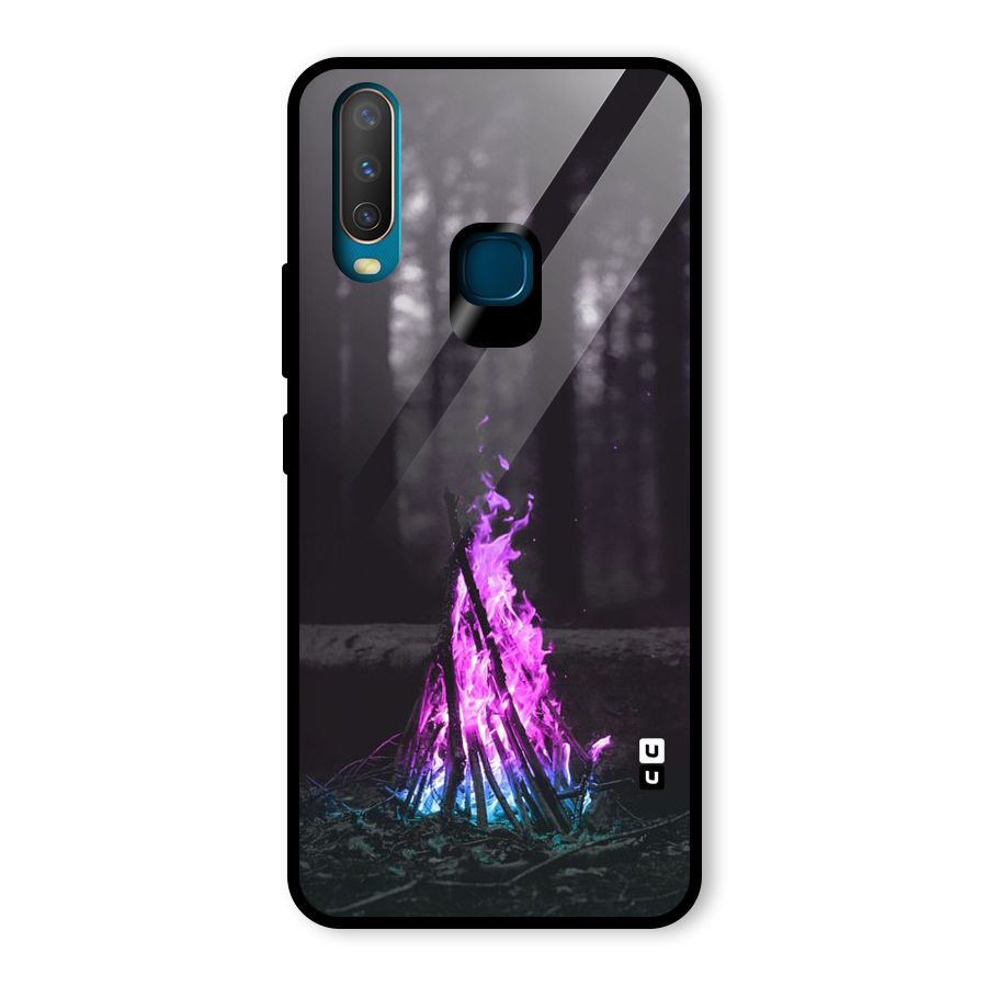 Wild Fire Glass Back Case for Vivo U10