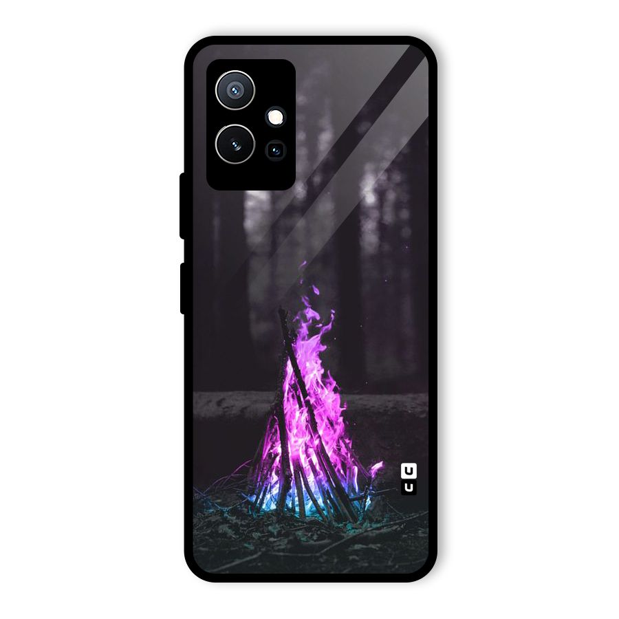 Wild Fire Glass Back Case for Vivo iQOO Z6