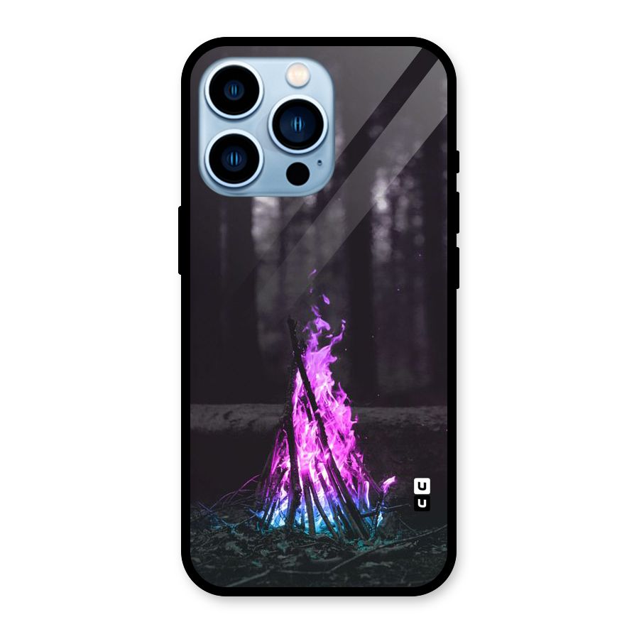 Wild Fire Glass Back Case for iPhone 13 Pro