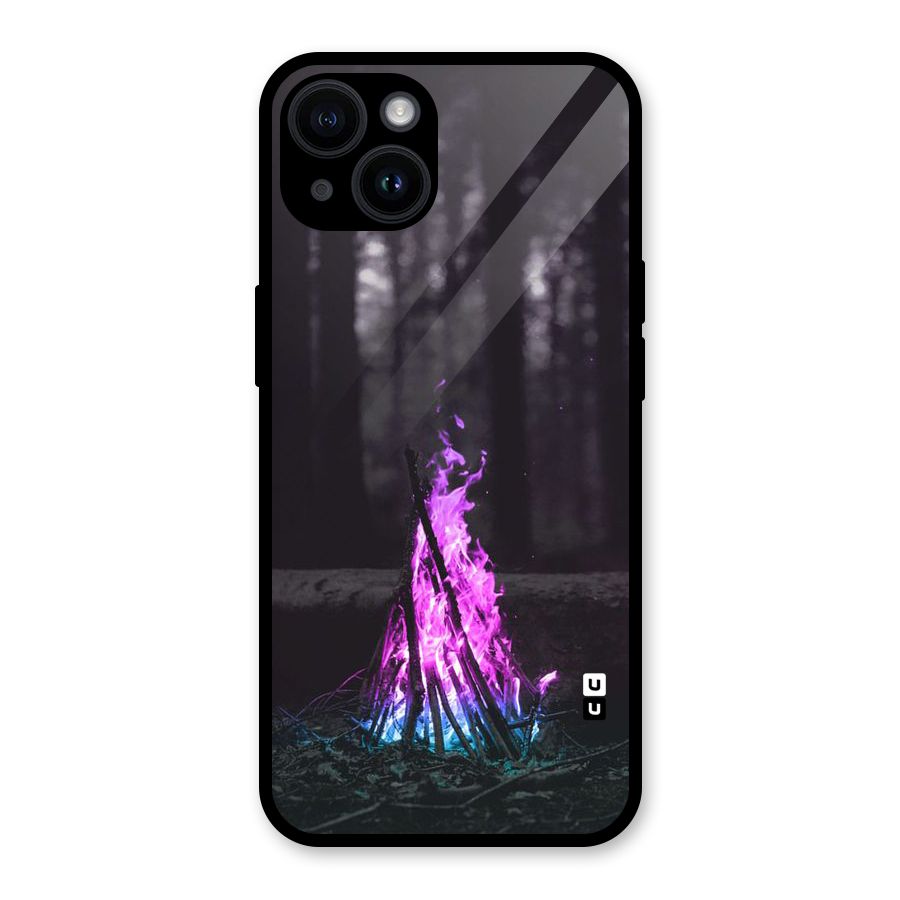Wild Fire Glass Back Case for iPhone 14