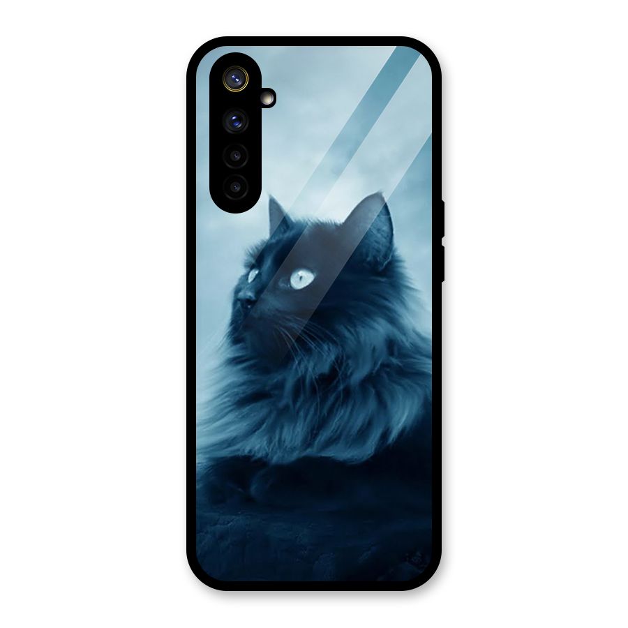 Wild Forest Cat Glass Back Case for Realme 6i