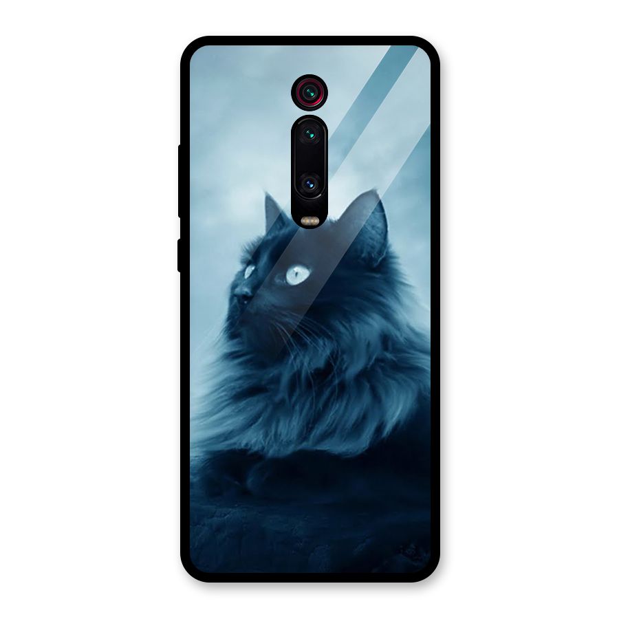 Wild Forest Cat Glass Back Case for Redmi K20