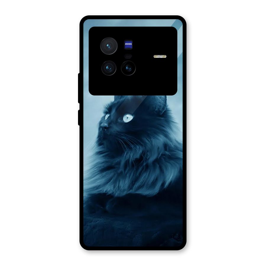 Wild Forest Cat Glass Back Case for Vivo X80