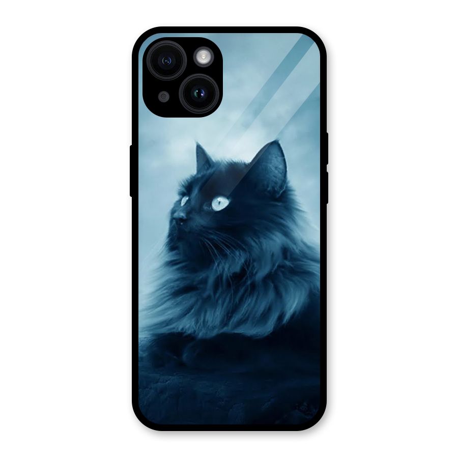 Wild Forest Cat Glass Back Case for iPhone 14