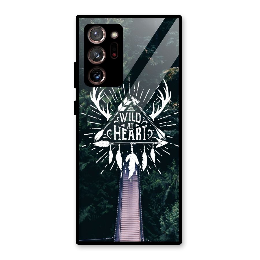 Wild Heart Glass Back Case for Galaxy Note 20 Ultra 5G