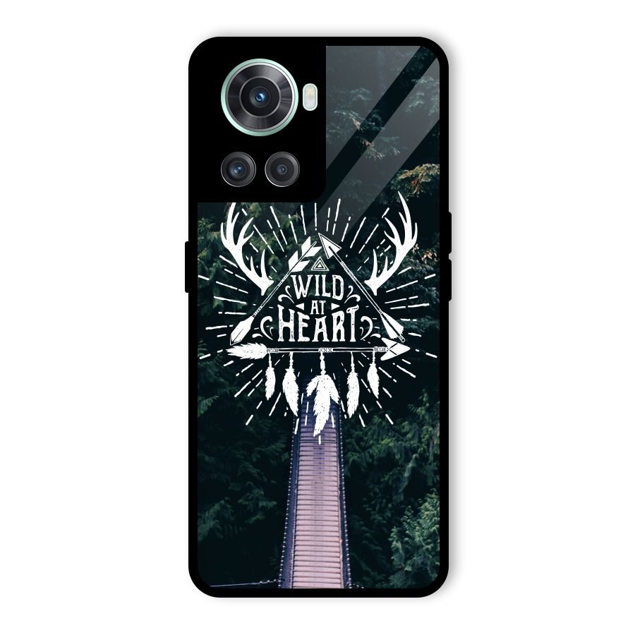 Wild Heart Glass Back Case for OnePlus 10R