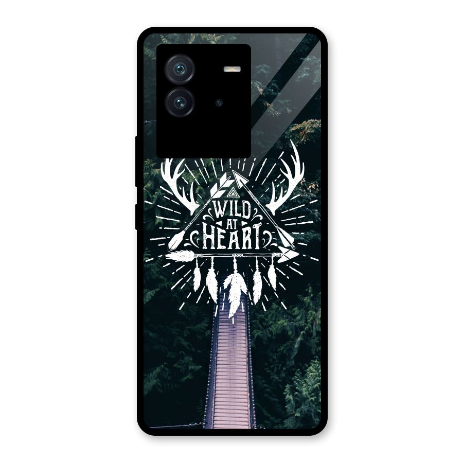 Wild Heart Glass Back Case for Vivo iQOO Neo 6 5G