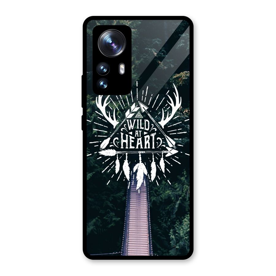 Wild Heart Glass Back Case for Xiaomi 12 Pro