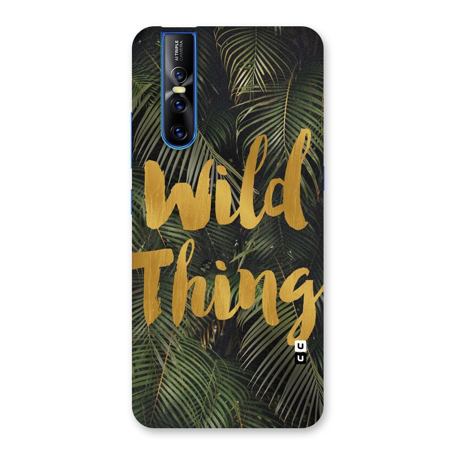 Wild Leaf Thing Back Case for Vivo V15 Pro
