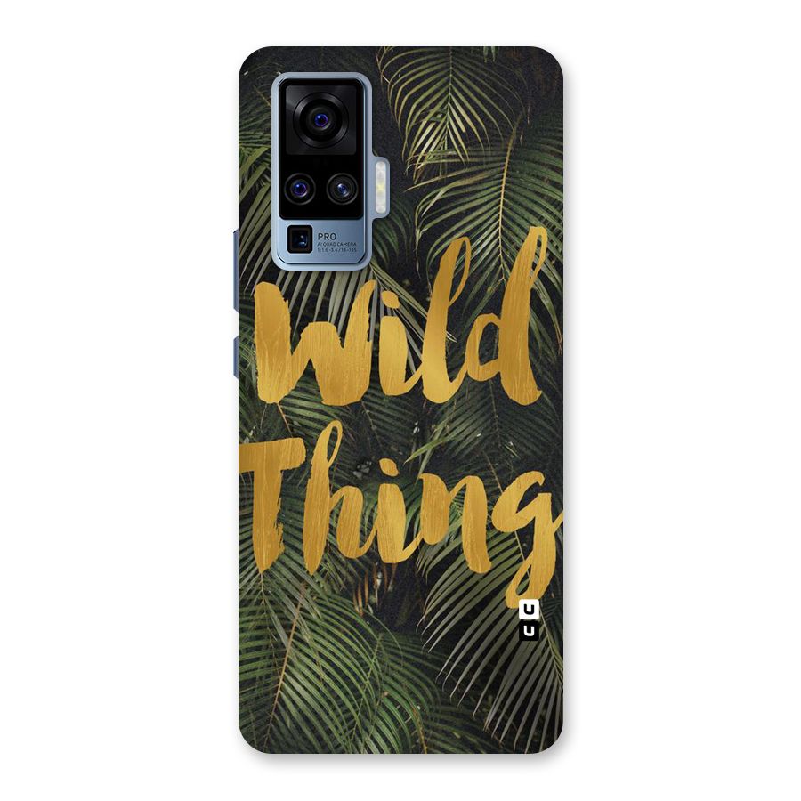Wild Leaf Thing Back Case for Vivo X50 Pro