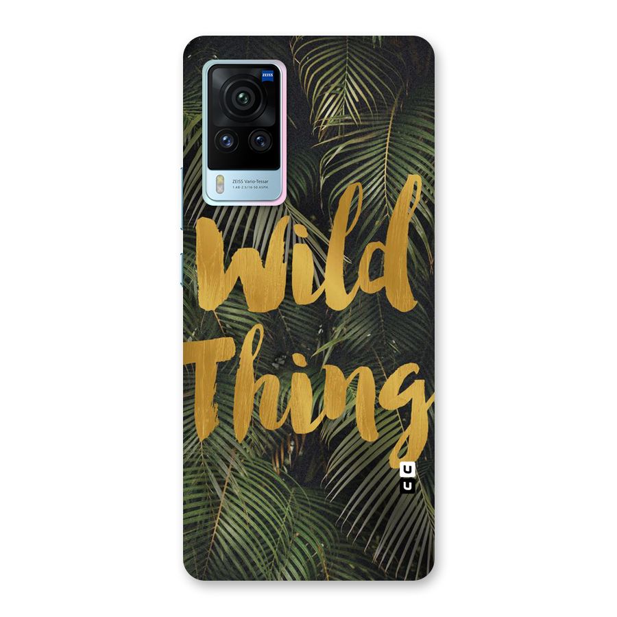 Wild Leaf Thing Back Case for Vivo X60 Pro
