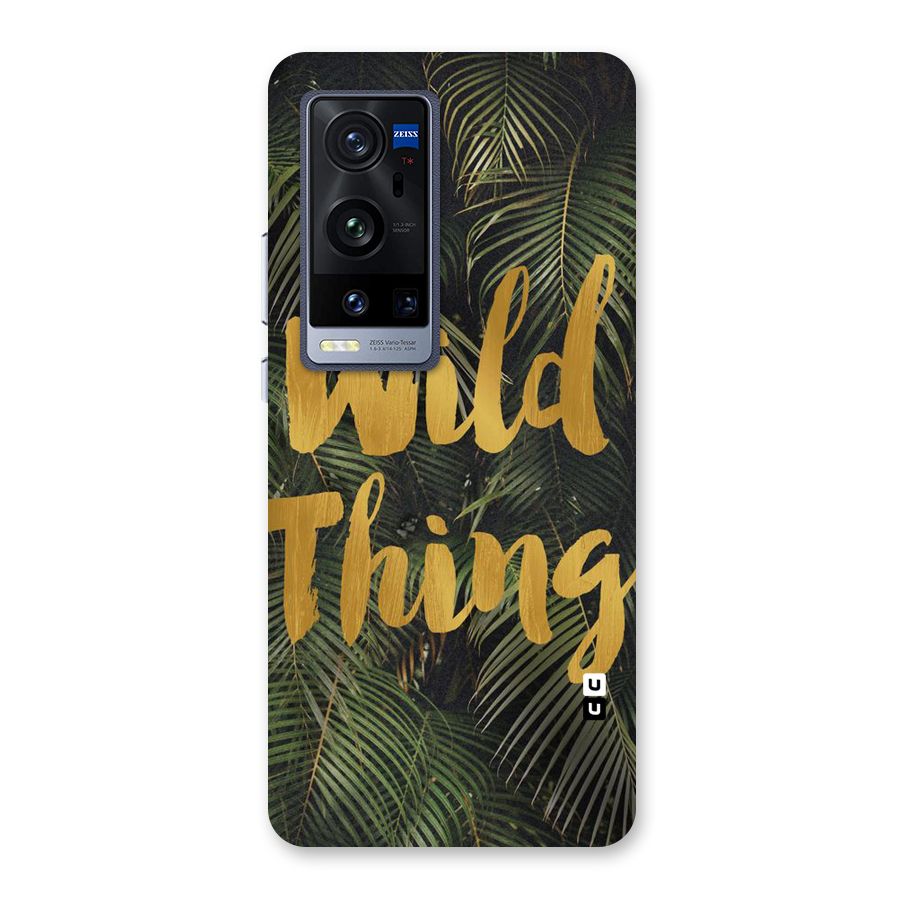 Wild Leaf Thing Back Case for Vivo X60 Pro Plus