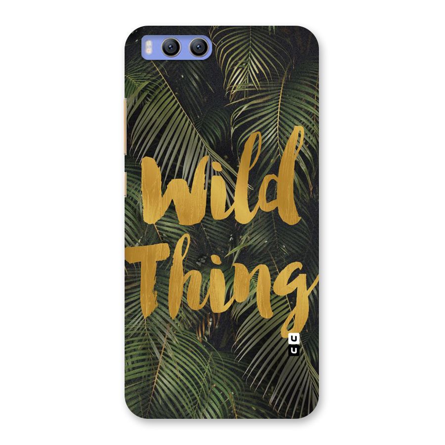 Wild Leaf Thing Back Case for Xiaomi Mi 6