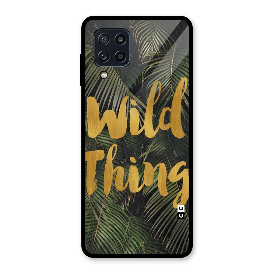 Wild Leaf Thing Glass Back Case for Galaxy M32