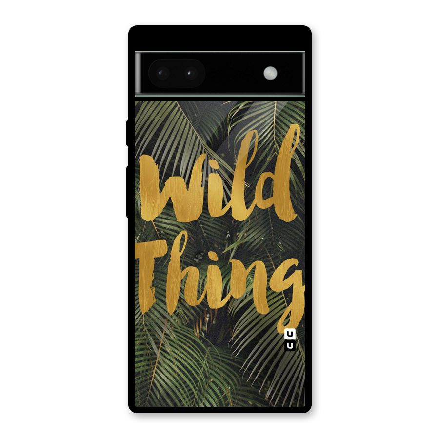 Wild Leaf Thing Glass Back Case for Google Pixel 6a