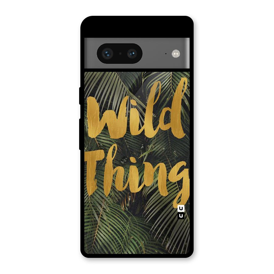 Wild Leaf Thing Glass Back Case for Google Pixel 7