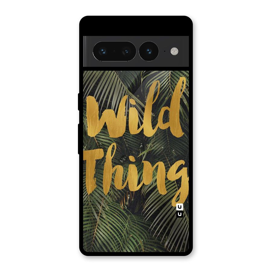 Wild Leaf Thing Glass Back Case for Google Pixel 7 Pro