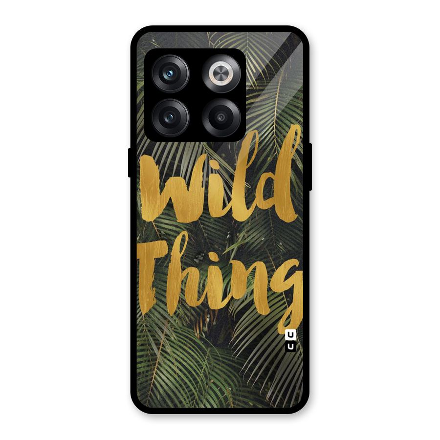 Wild Leaf Thing Glass Back Case for OnePlus 10T