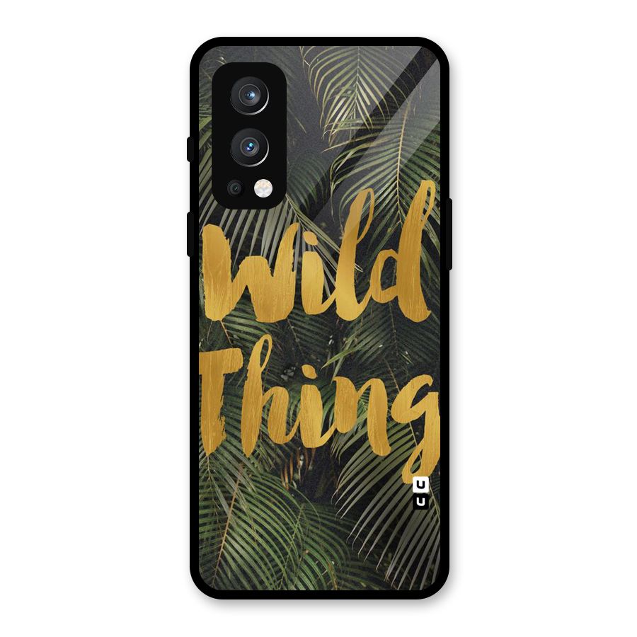 Wild Leaf Thing Glass Back Case for OnePlus Nord 2 5G