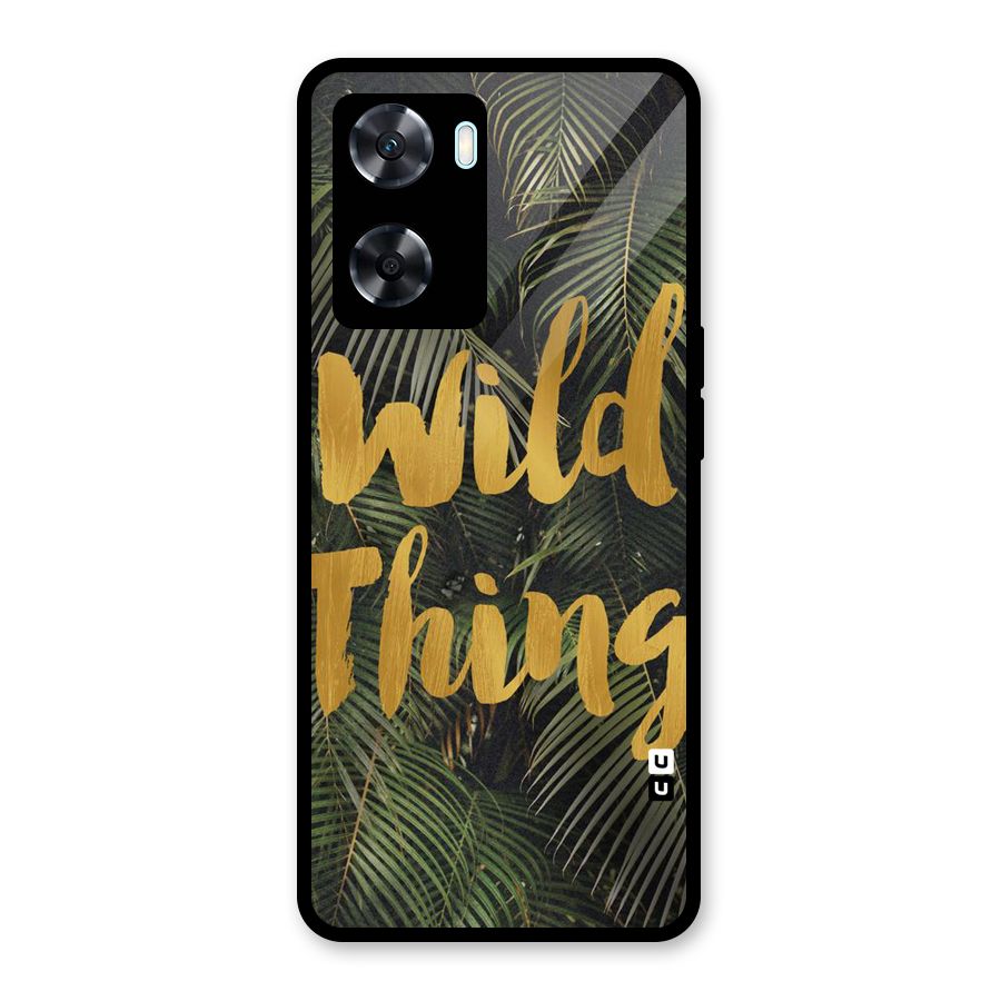 Wild Leaf Thing Glass Back Case for Oppo A77