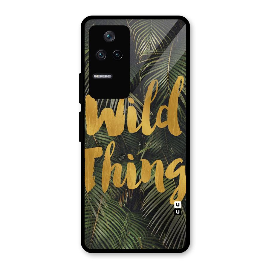 Wild Leaf Thing Glass Back Case for Poco F4 5G