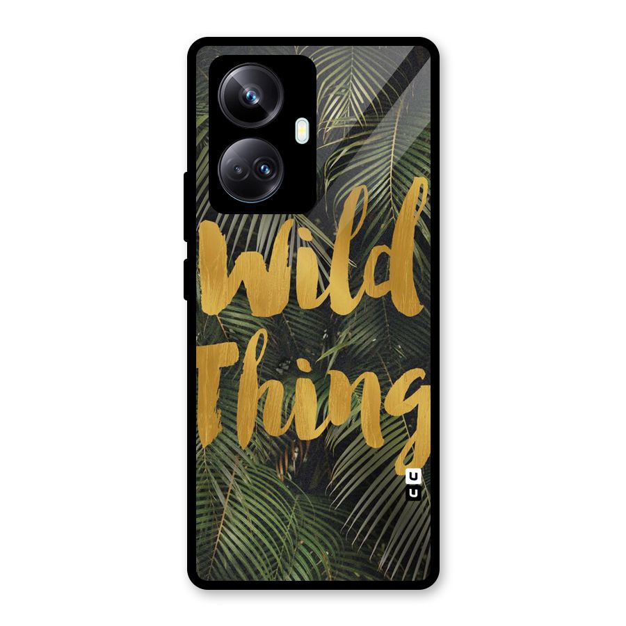 Wild Leaf Thing Glass Back Case for Realme 10 Pro Plus