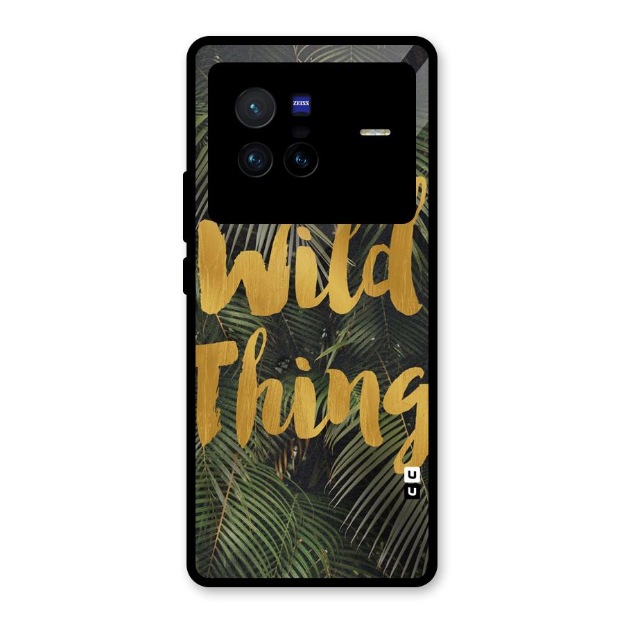 Wild Leaf Thing Glass Back Case for Vivo X80