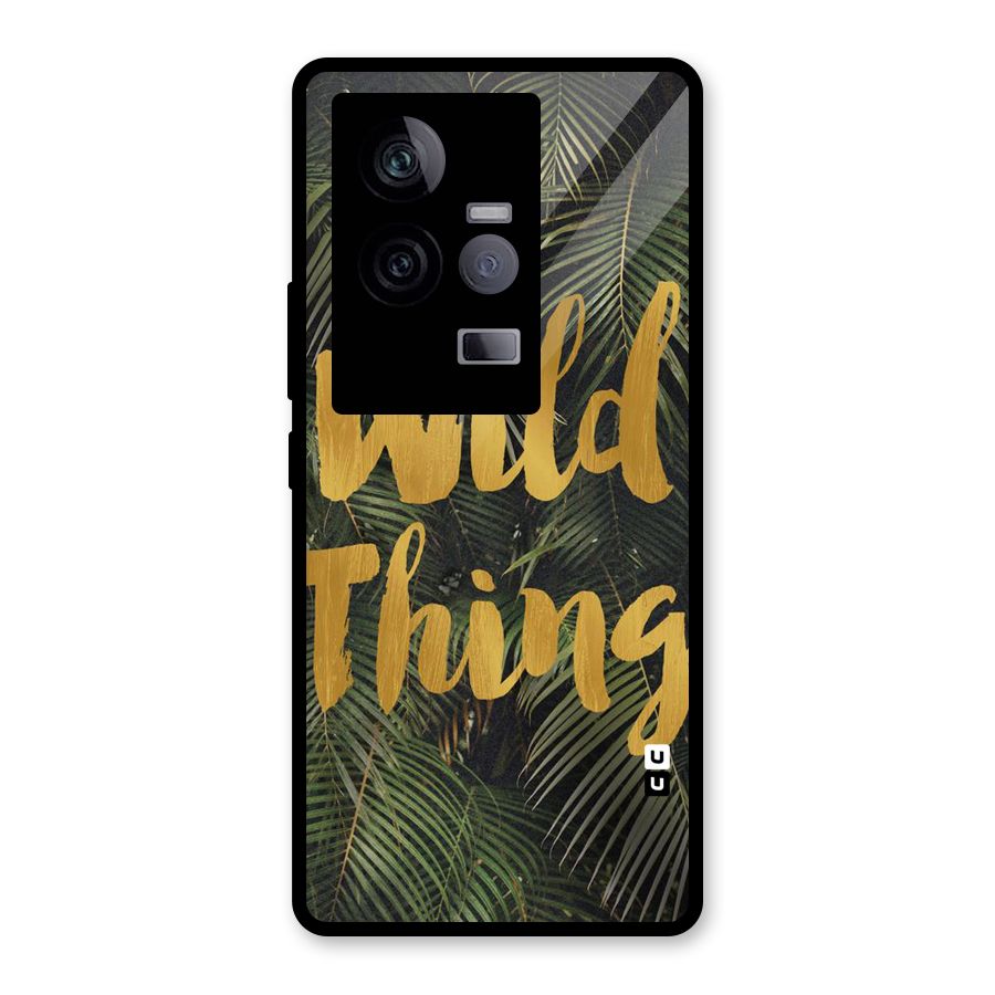 Wild Leaf Thing Glass Back Case for Vivo iQOO 11 5G