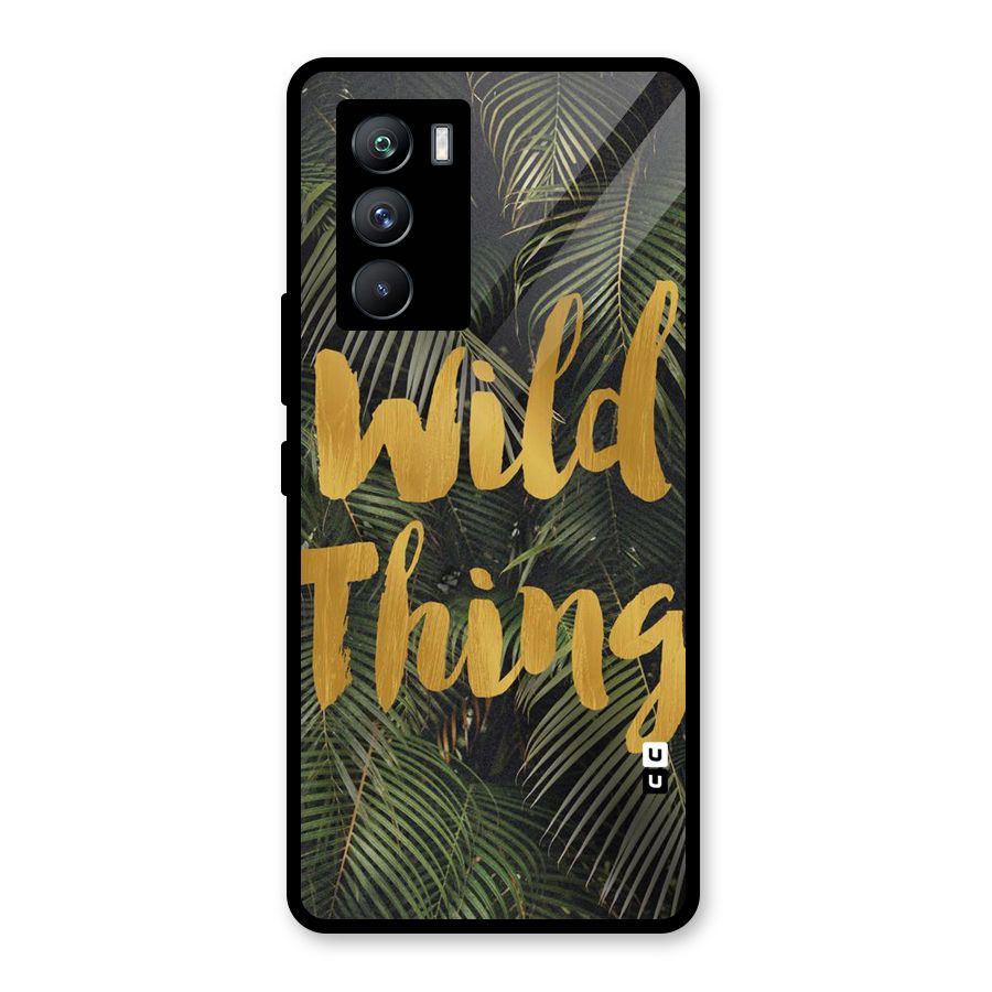 Wild Leaf Thing Glass Back Case for Vivo iQOO 9 SE