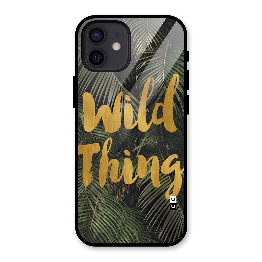 Wild Leaf Thing Glass Back Case for iPhone 12