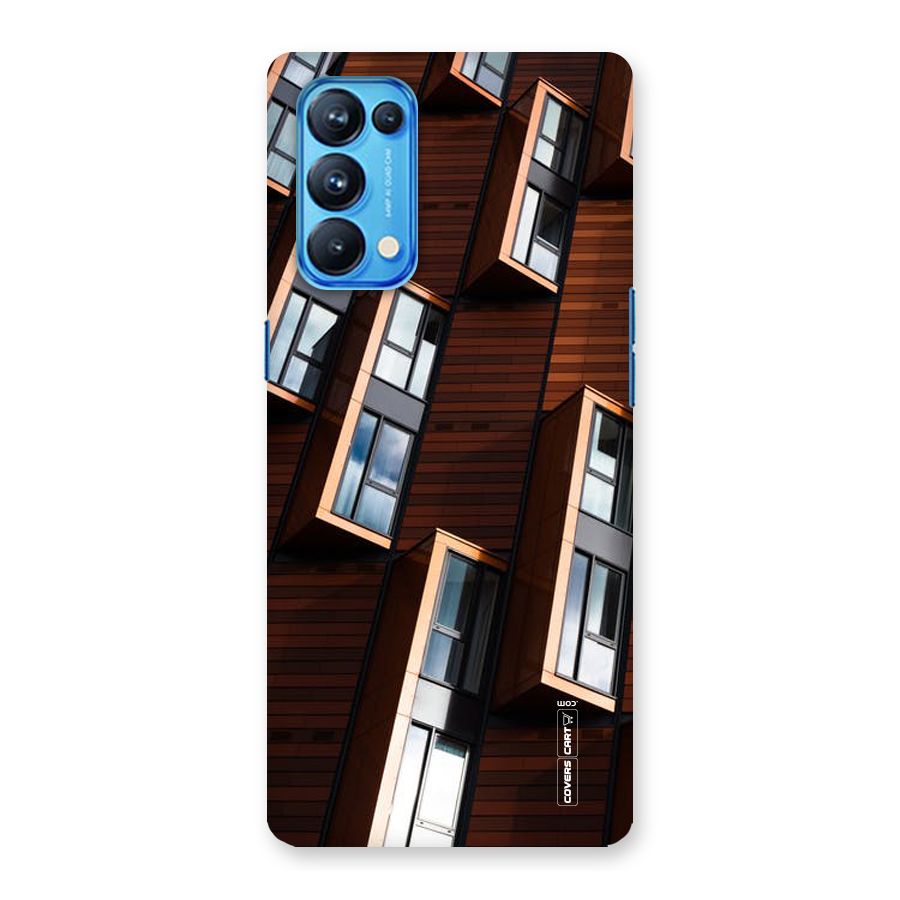 Window Abstract Back Case for Oppo Reno5 Pro 5G