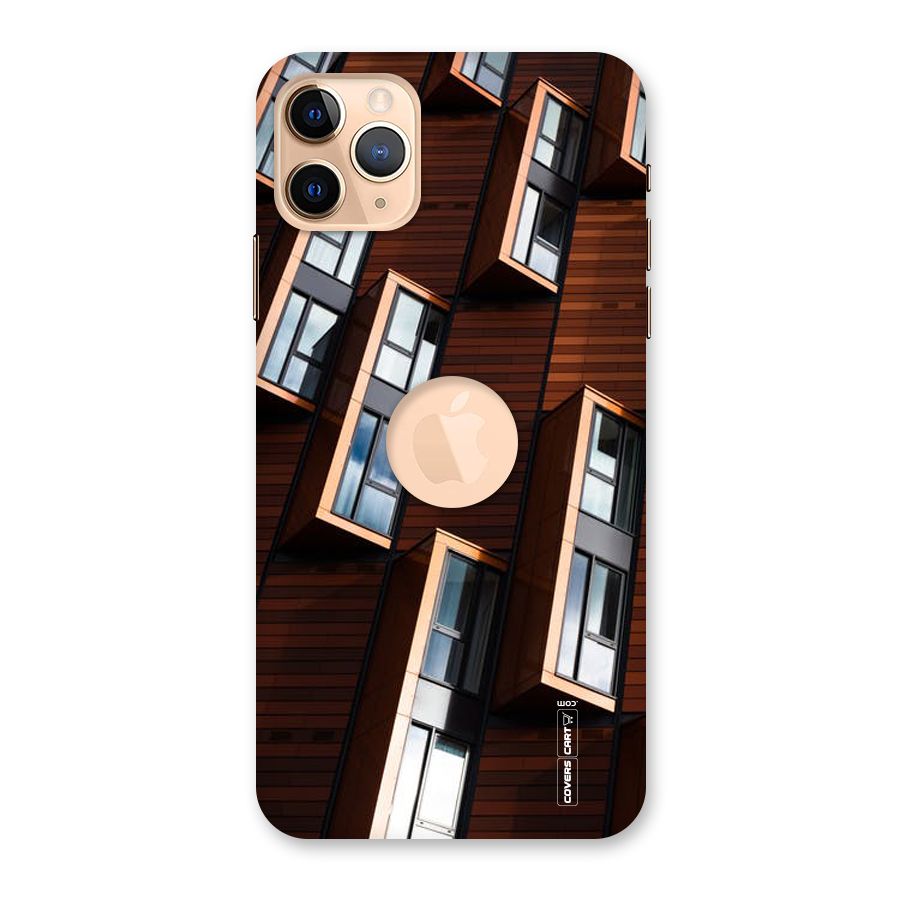 Window Abstract Back Case for iPhone 11 Pro Max Logo Cut