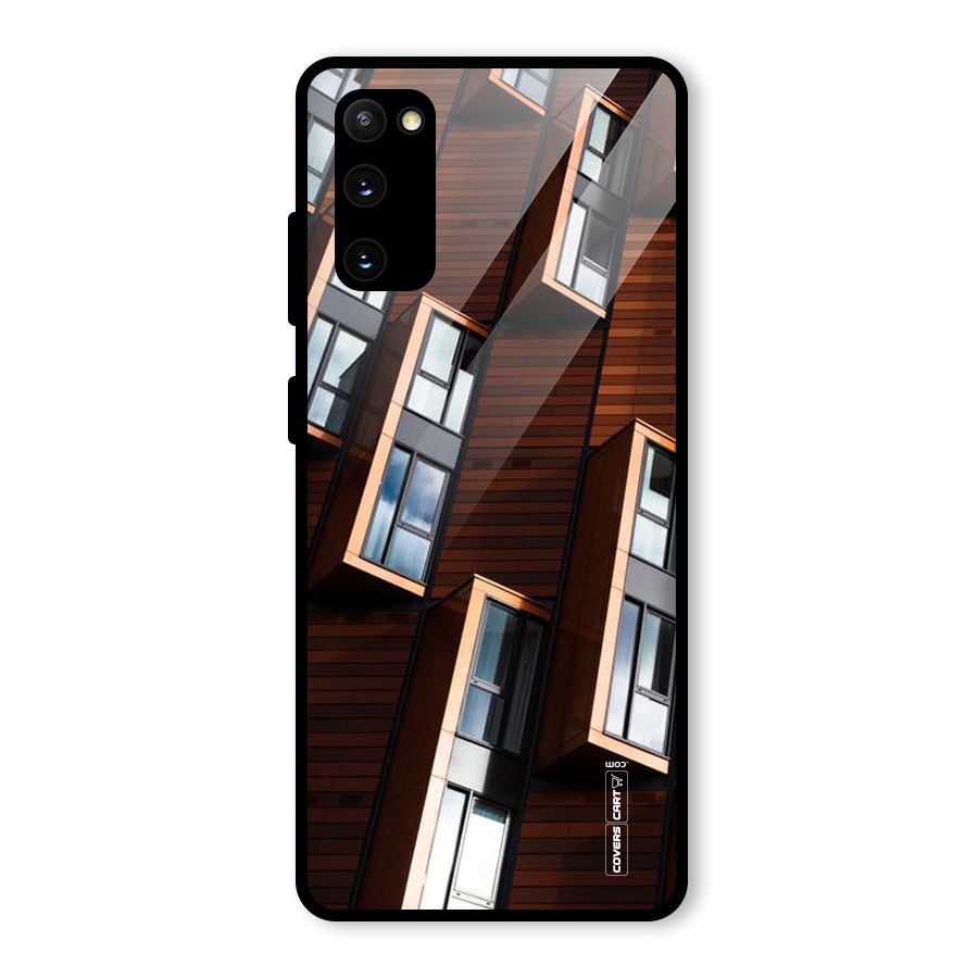 Window Abstract Glass Back Case for Galaxy S20 FE 5G