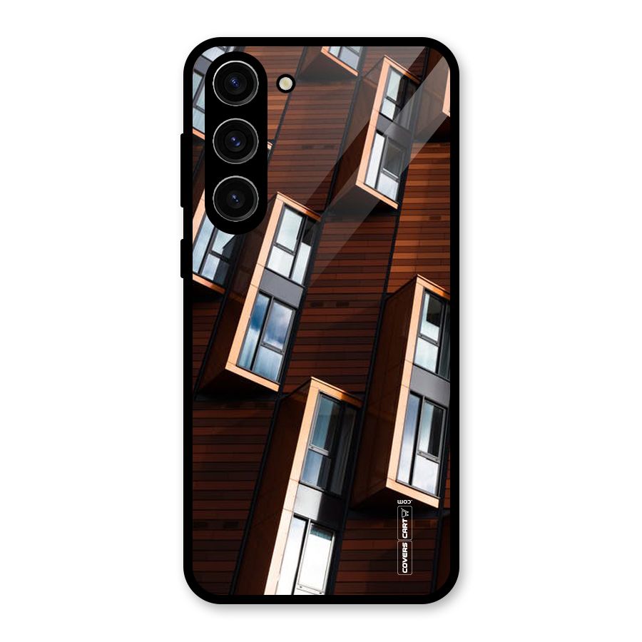 Window Abstract Glass Back Case for Galaxy S23 Plus