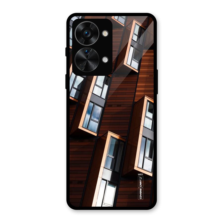 Window Abstract Glass Back Case for OnePlus Nord 2T