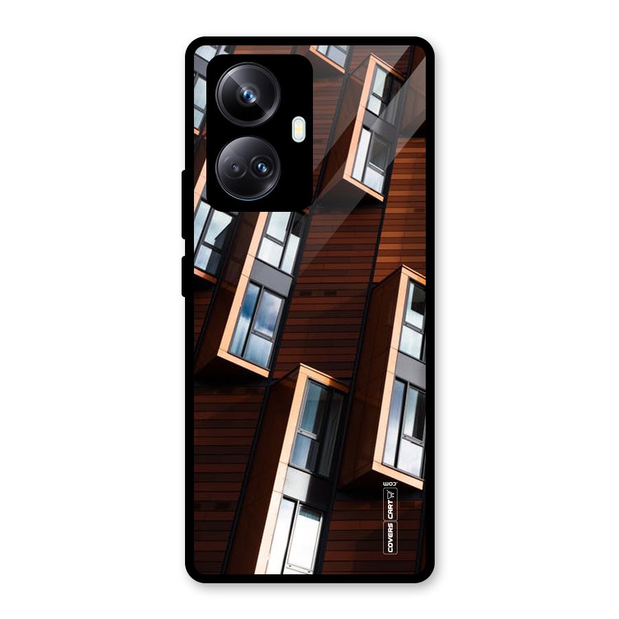 Window Abstract Glass Back Case for Realme 10 Pro Plus
