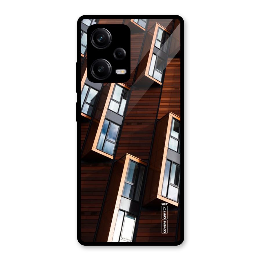 Window Abstract Glass Back Case for Redmi Note 12 Pro