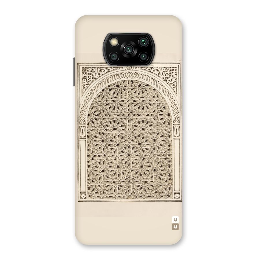 Window Ornaments Back Case for Poco X3