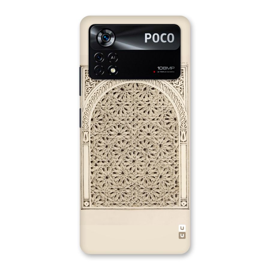 Window Ornaments Back Case for Poco X4 Pro 5G